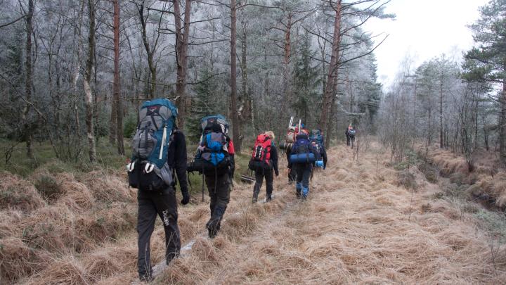 Spejdere på vandring